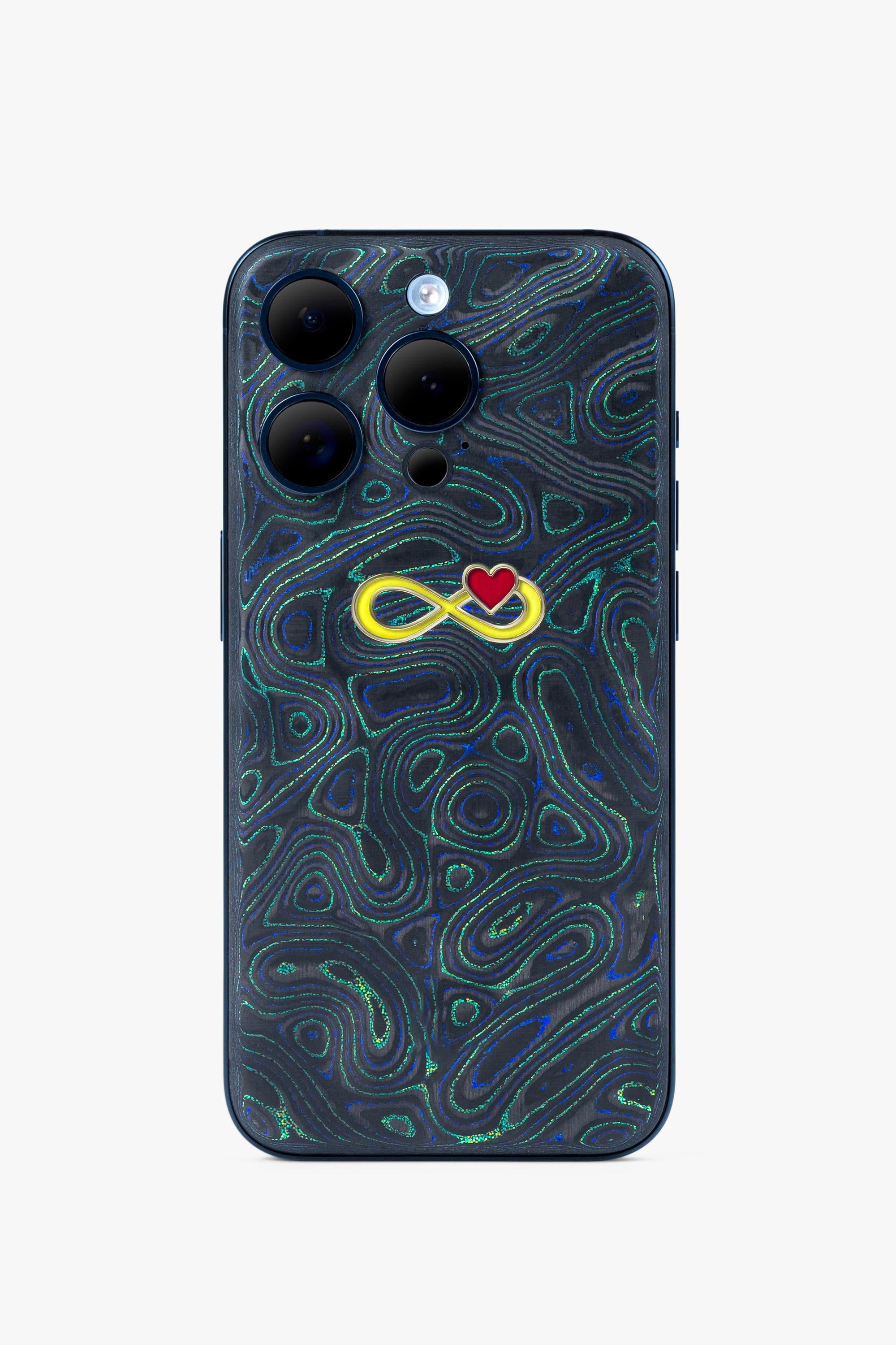 Malachite Infinity Carbon Fiber iPhone 15 Pro - 1TB - zollofrance