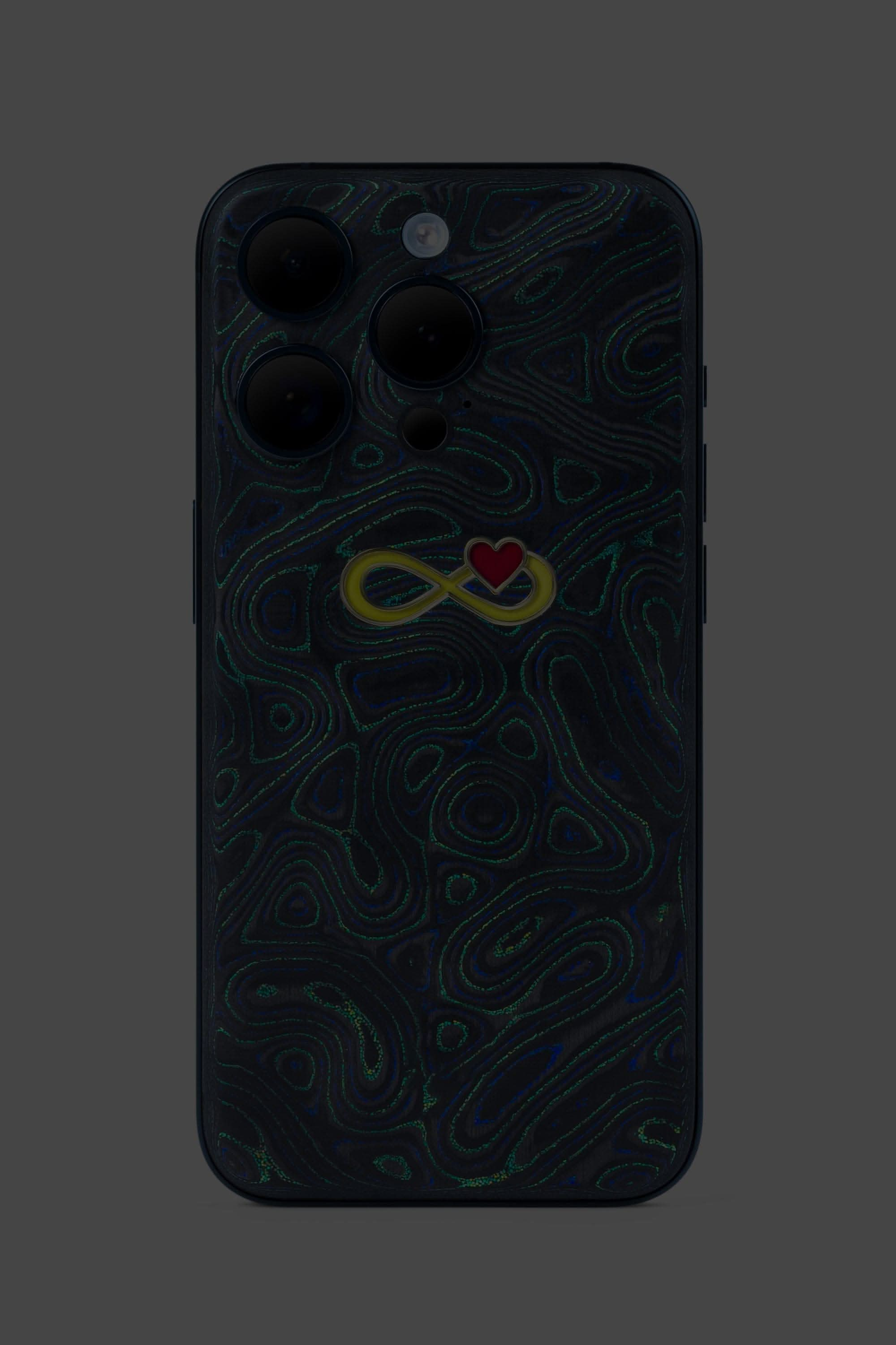 Malachite Infinity Carbon Fiber iPhone 16 Pro Max - Malachite Infinity Carbon Fiber iPhone 16 Pro Max - zollofrance