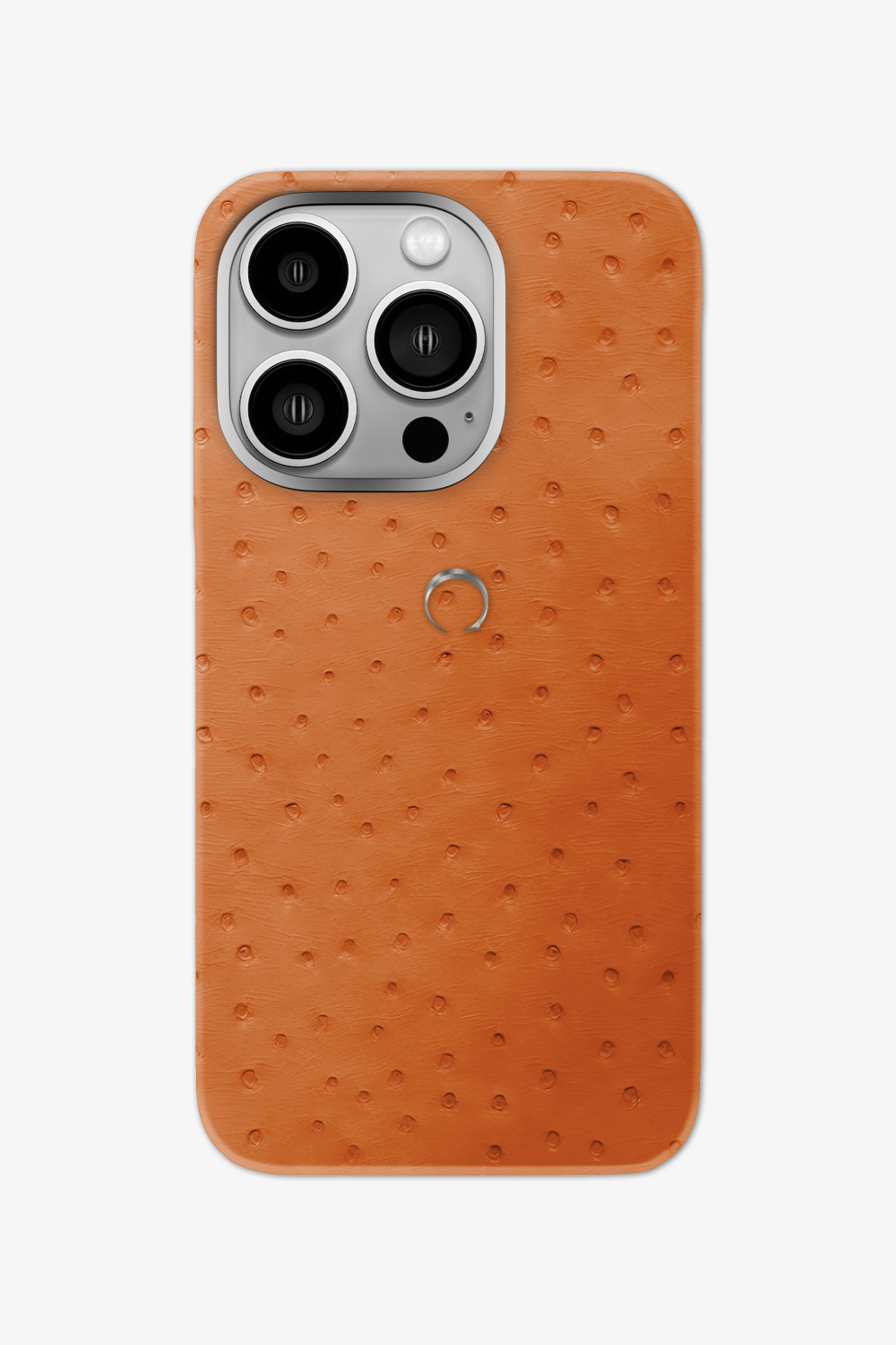 Ostrich Case for iPhone 15 Pro - Orange - zollofrance