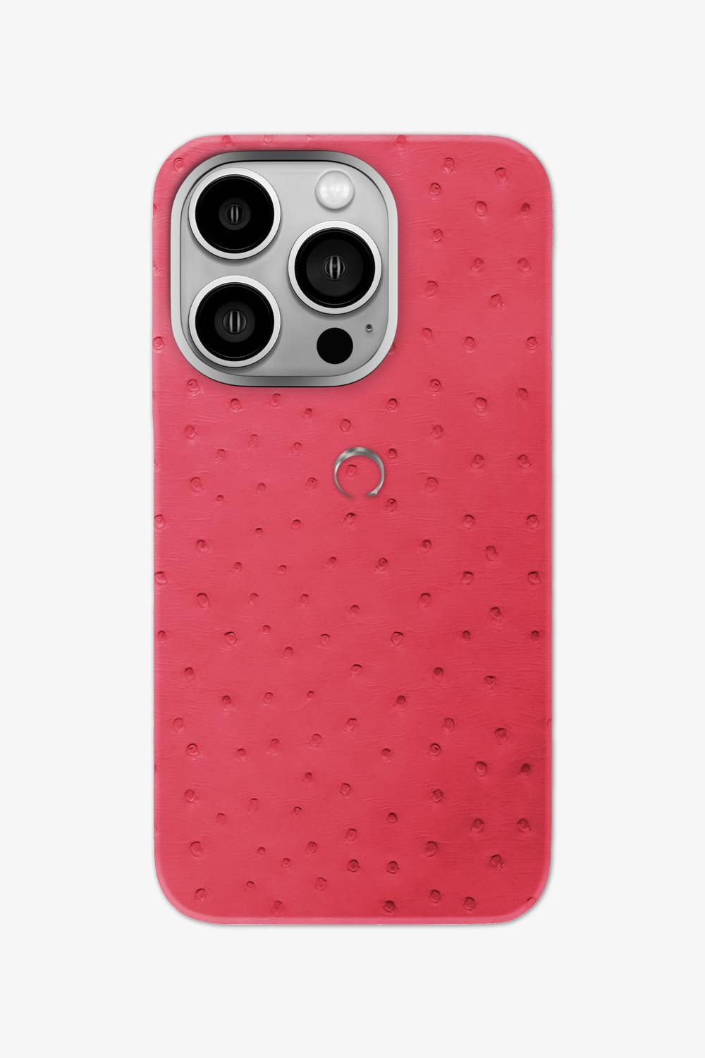 Ostrich Case for iPhone 15 Pro - Rose - zollofrance