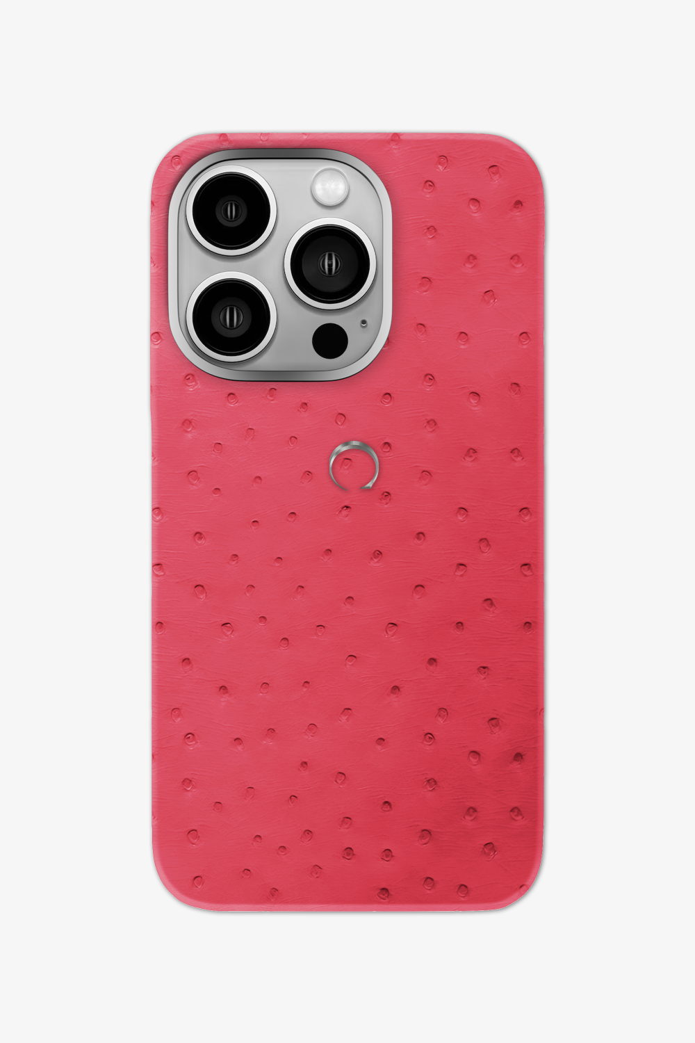 Ostrich Case for iPhone 16 Pro - Rose - zollofrance