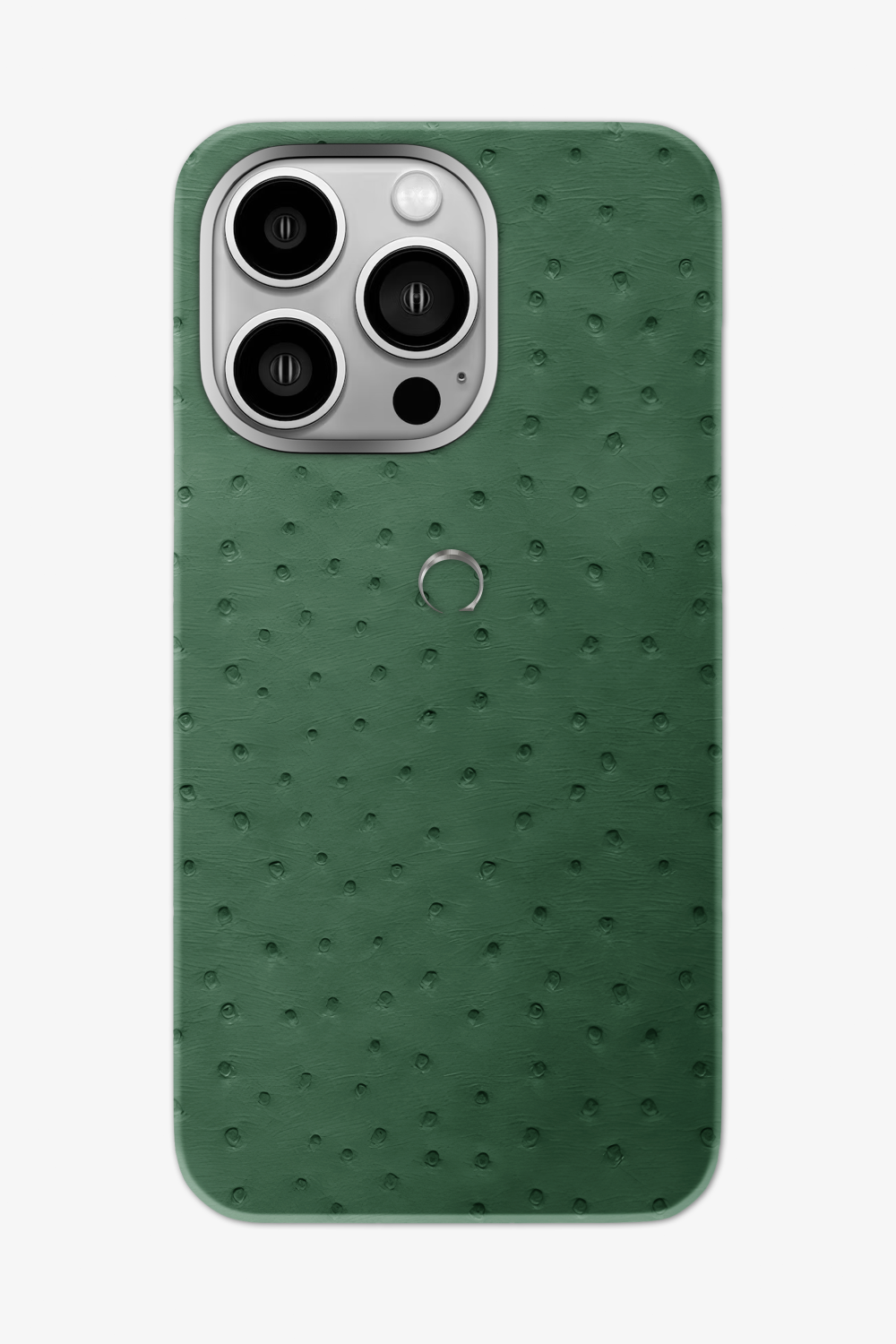 Ostrich Case for iPhone 15 Pro Max - Green Sapin - zollofrance