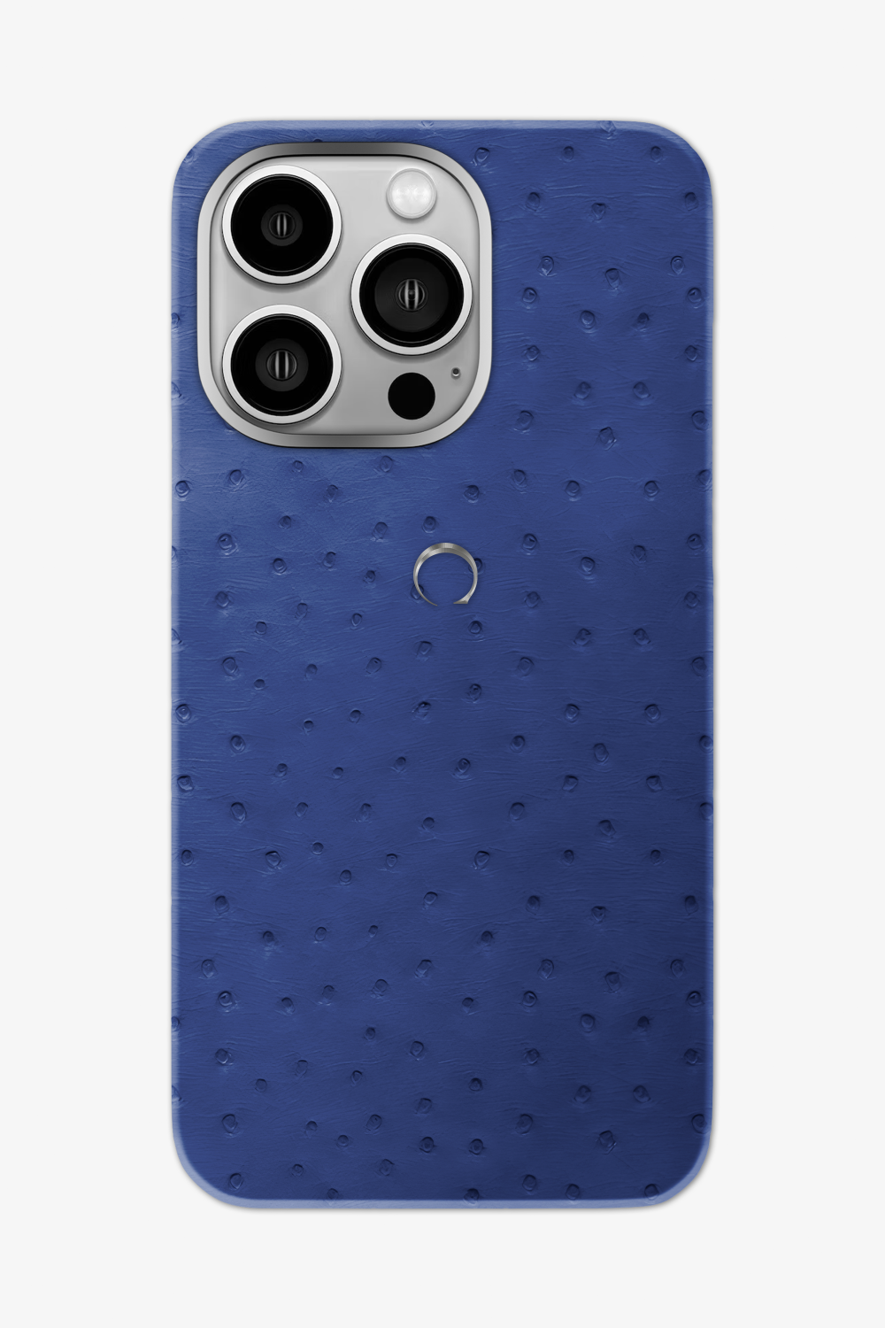 Ostrich Case for iPhone 15 Pro Max - Navy Blue - zollofrance
