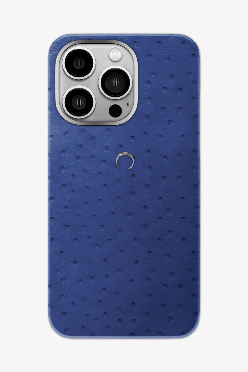 Ostrich Case for iPhone 16 Pro Max - Navy Blue - zollofrance