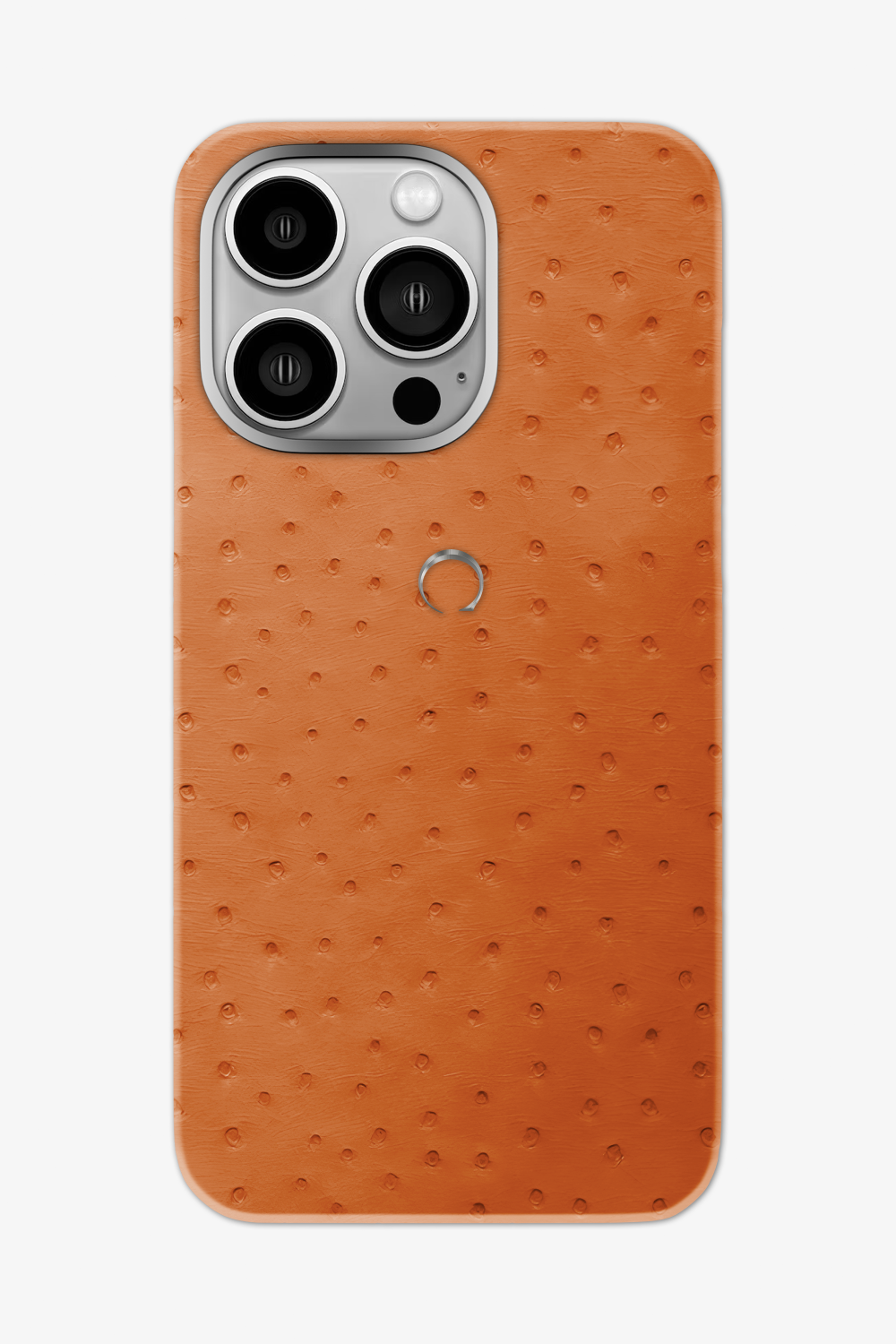 Ostrich Case for iPhone 15 Pro Max - Orange - zollofrance