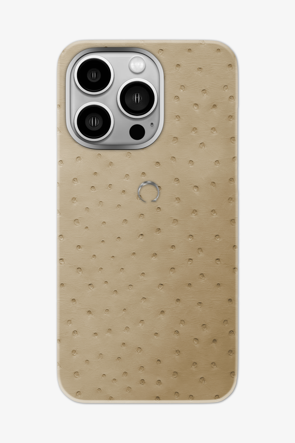 Ostrich Case for iPhone 15 Pro Max - Vanilla - zollofrance