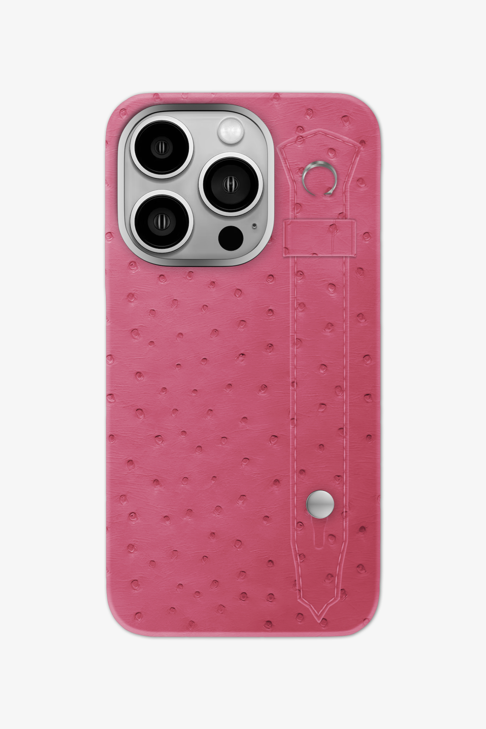 Ostrich Strap Case for iPhone 16 Pro - Pink Girly / Pink Girly - zollofrance