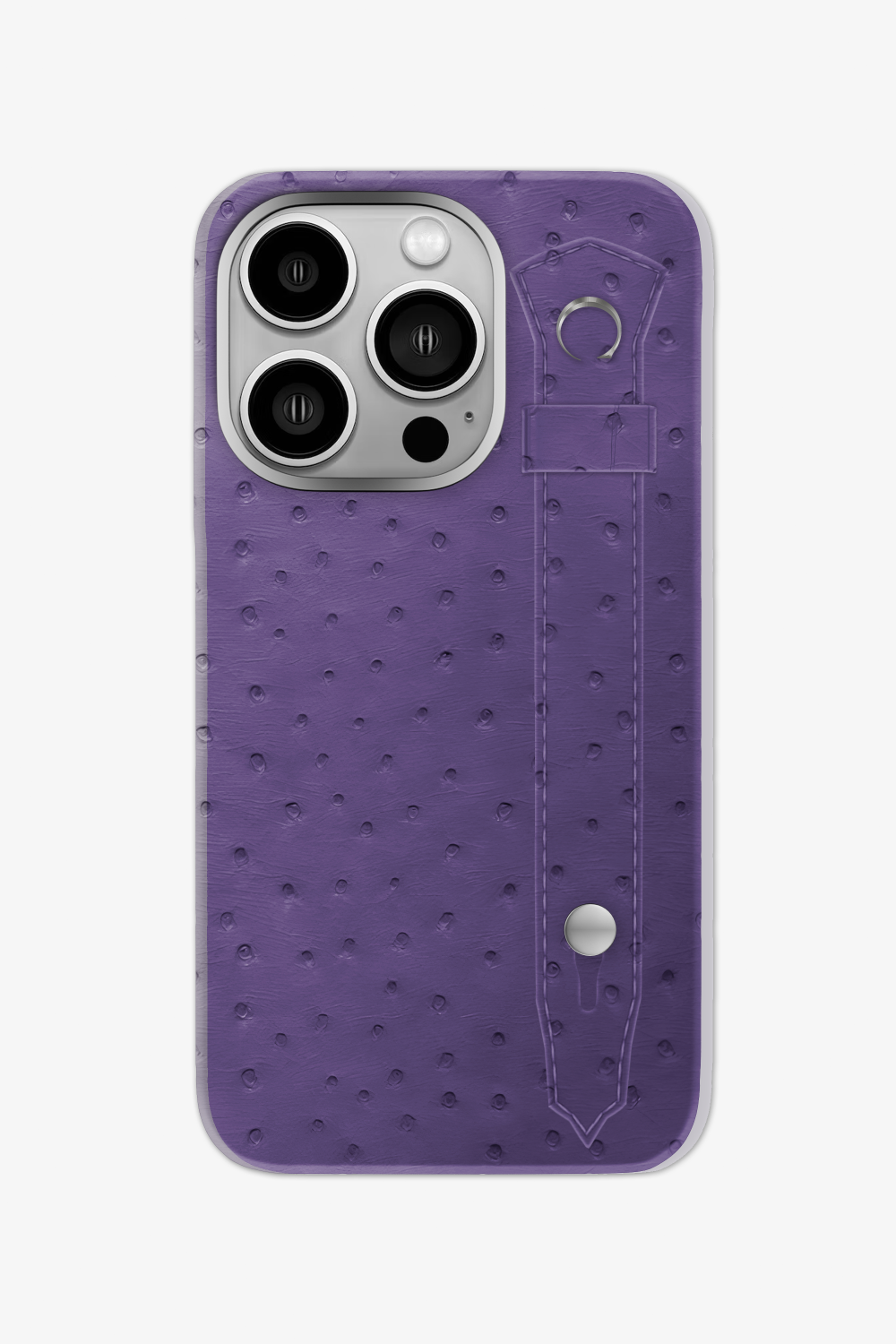 Ostrich Strap Case for iPhone 16 Pro - Purple / Purple - zollofrance