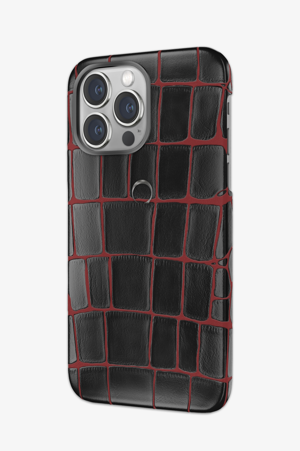 Dual Tone Exotic Alligator Case for iPhone 15 Pro - Dual Tone Exotic Alligator Case for iPhone 15 Pro - zollofrance