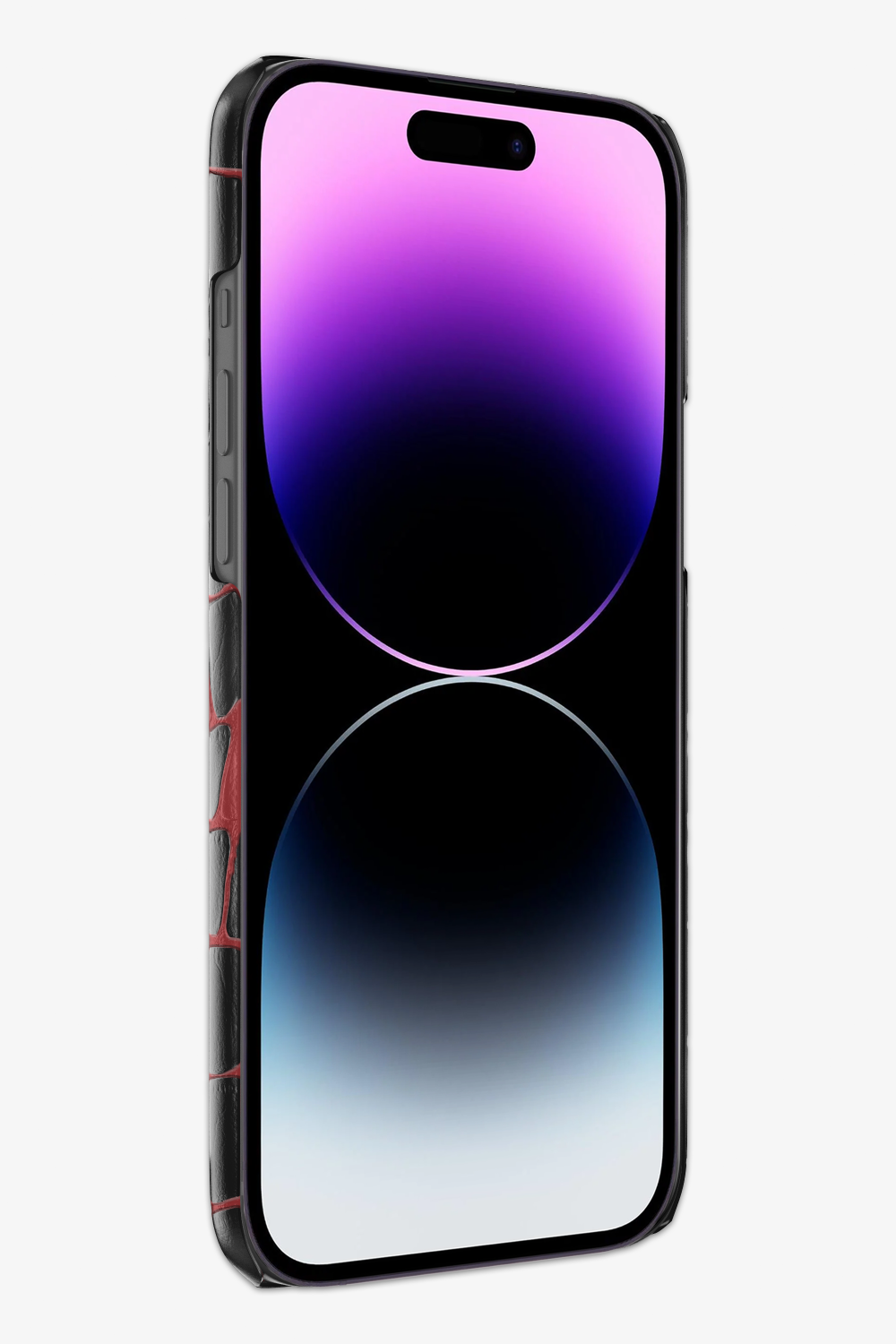 Dual Tone Exotic Alligator Strap Case for iPhone 15 Pro Max - Dual Tone Exotic Alligator Strap Case for iPhone 15 Pro Max - zollofrance