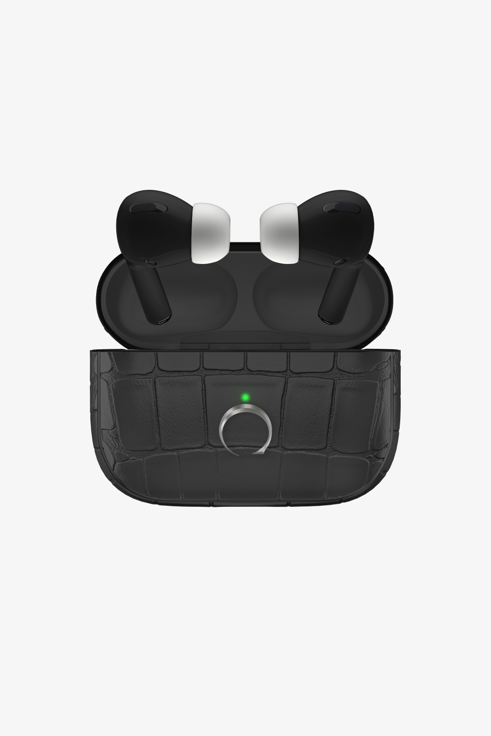 Alligator Airpods Pro 2nd Generation - Stainless Steel / Black - zollofrance