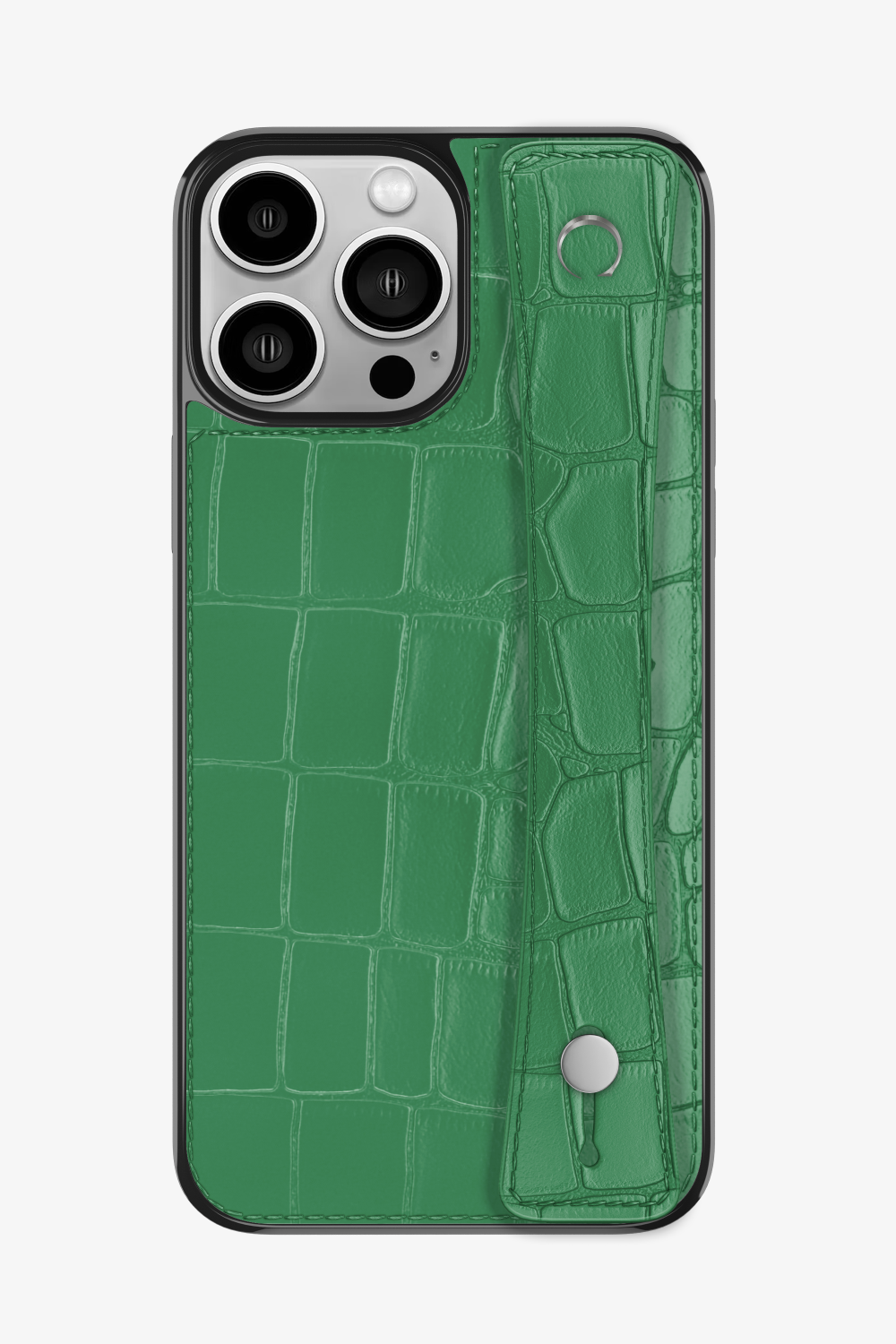 Alligator Sports Strap Case for iPhone 15 Pro Max - Green Emerald / Green Emerald - zollofrance