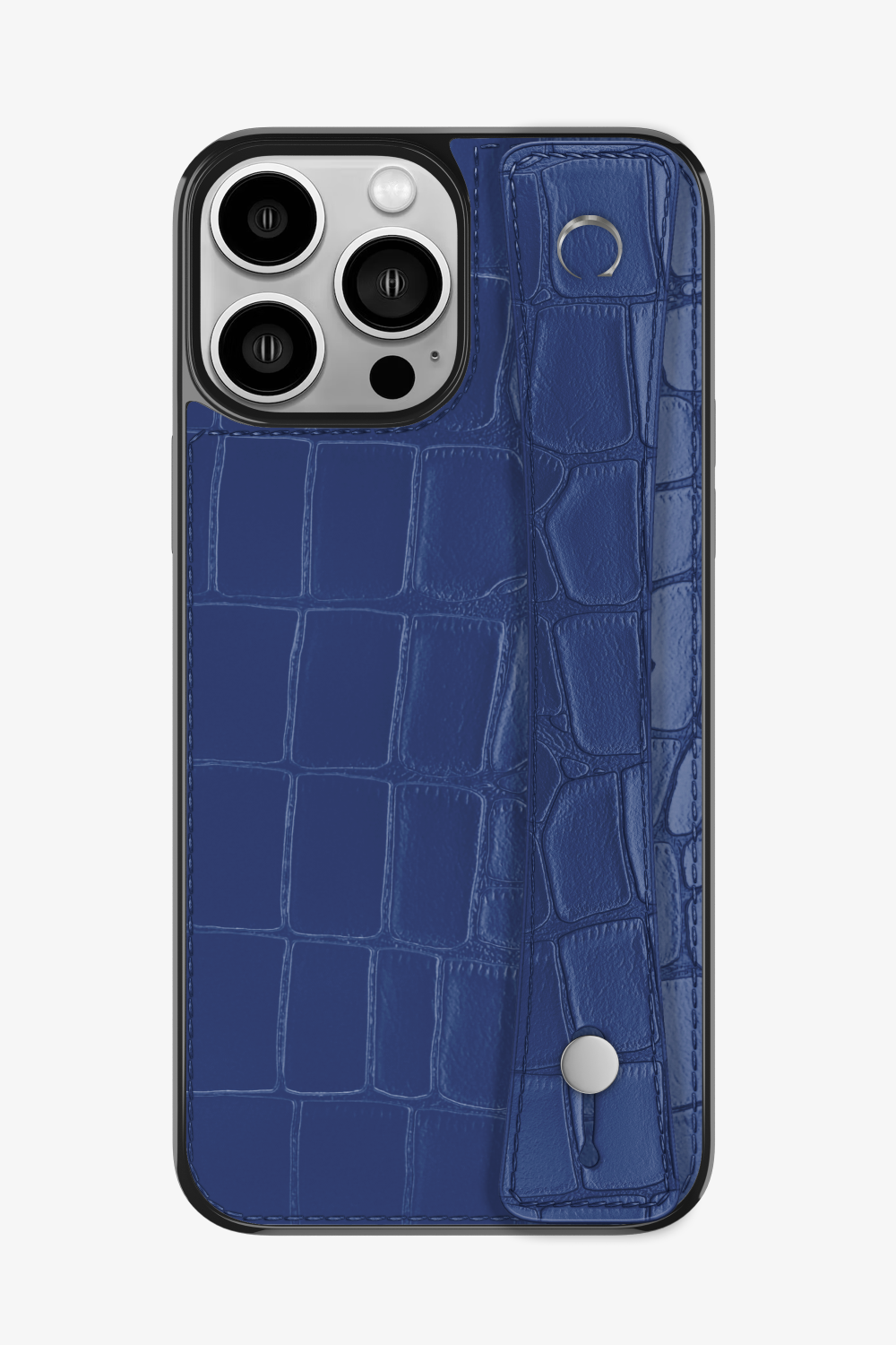 Alligator Sports Strap Case for iPhone 15 Pro Max - Navy Blue / Navy Blue - zollofrance