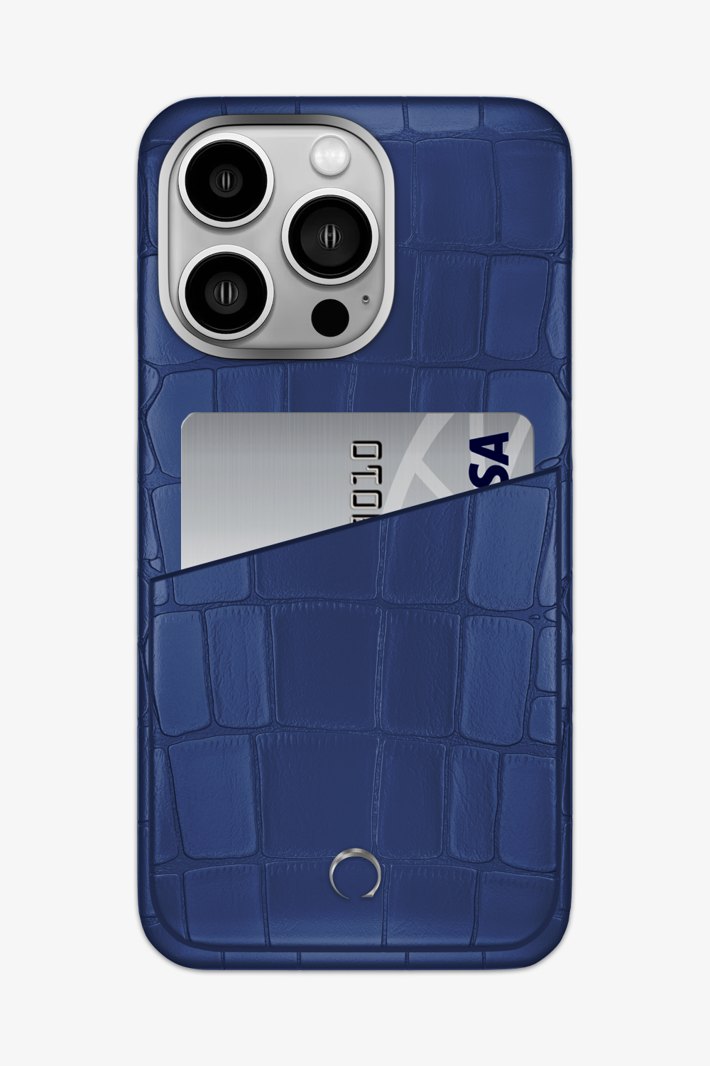 Alligator Pocket Case for iPhone 15 Pro Max - Navy Blue / Navy Blue - zollofrance