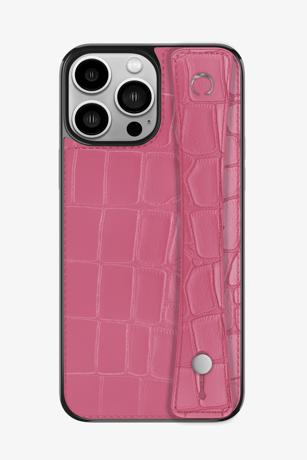 Alligator Sports Strap Case for iPhone 15 Pro Max - Pink / Pink - zollofrance