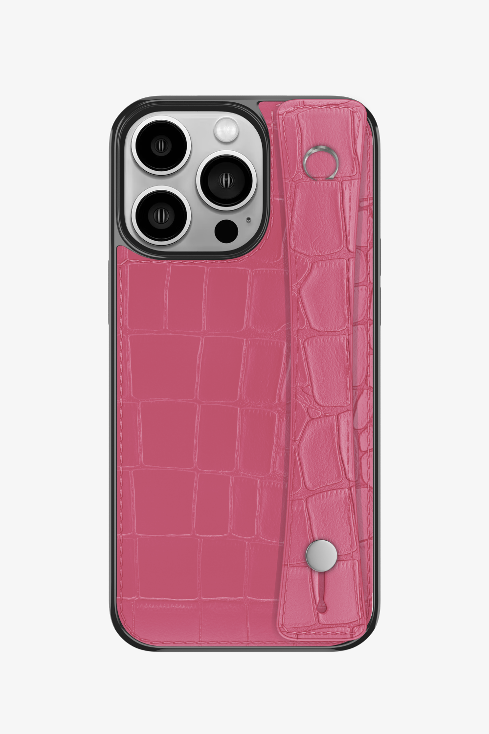 Alligator Sports Strap Case for iPhone 14 Pro - Pink / Pink - zollofrance