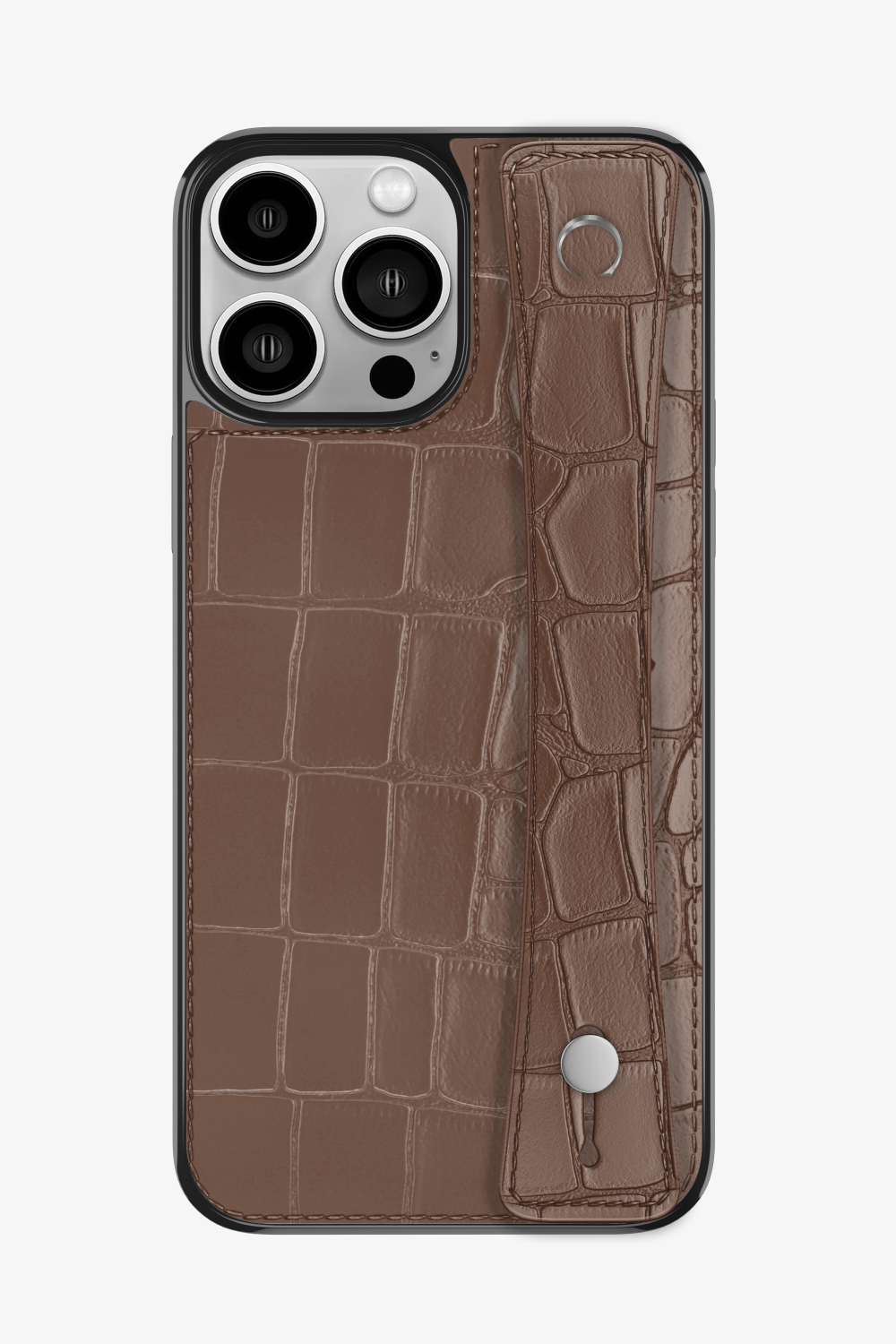 Alligator Sports Strap Case for iPhone 14 Pro Max - Cocoa / Cocoa - zollofrance