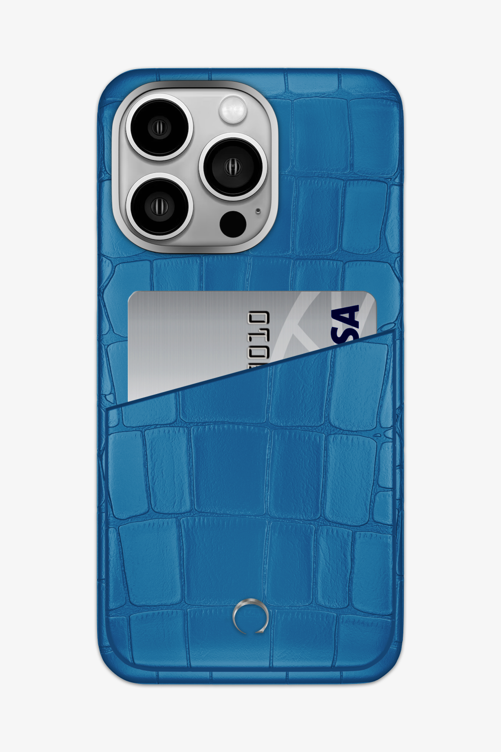 Alligator Pocket Case for iPhone 15 Pro Max - Blue Lagoon / Blue Lagoon - zollofrance