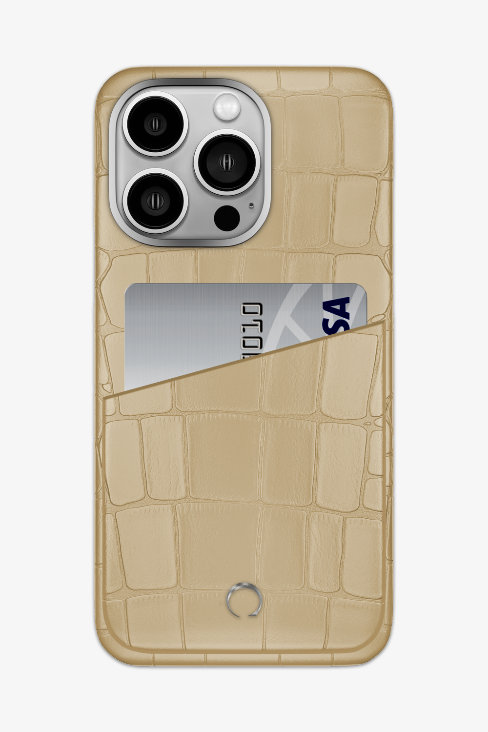 Alligator Pocket Case for iPhone 15 Pro Max - Vanilla / Vanilla - zollofrance