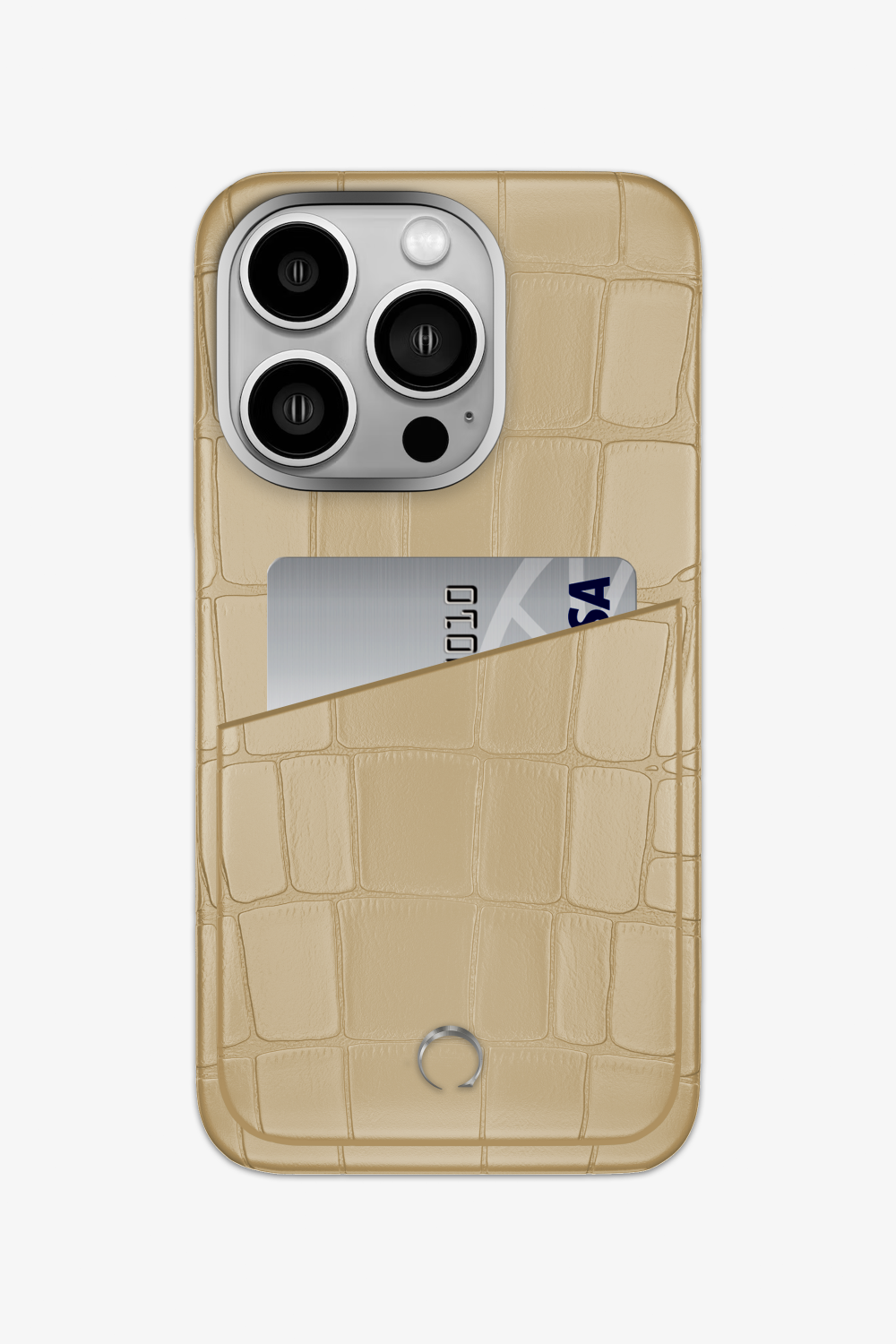Alligator Pocket Case for iPhone 15 Pro - Vanilla / Vanilla - zollofrance