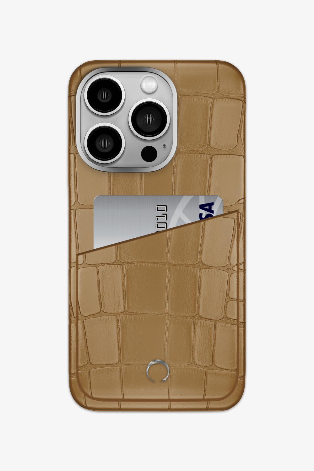 Alligator Pocket Case for iPhone 15 Pro - Latte / Latte - zollofrance