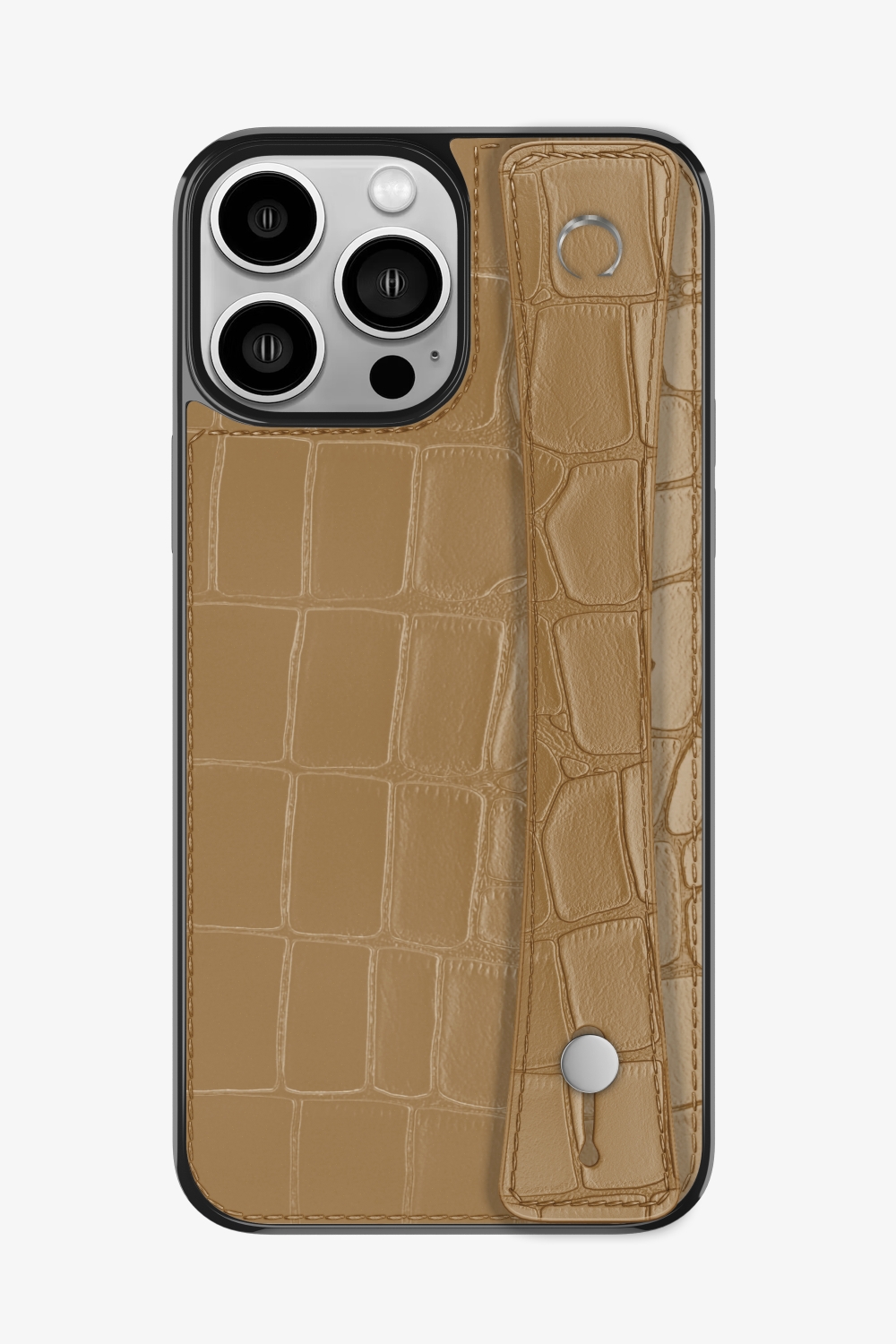 Alligator Sports Strap Case for iPhone 14 Pro Max - Latte / Latte - zollofrance